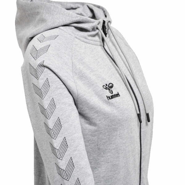 hmlMOVE GRID COTTON ZIP HOODIE WOMAN - Imagen 4