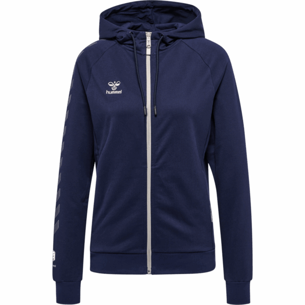 hmlMOVE GRID COTTON ZIP HOODIE WOMAN - Imagen 2